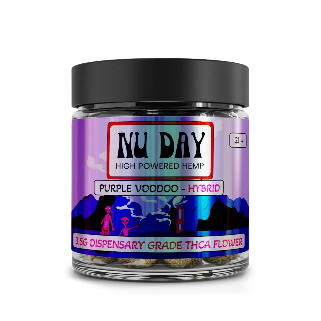 Dispensary Grade THCa Flower - Purple Voodoo (3.5g)
